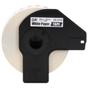 Rollo Cinta Brother DK2210 Negro sobre Blanco 29mm x 30.48mts