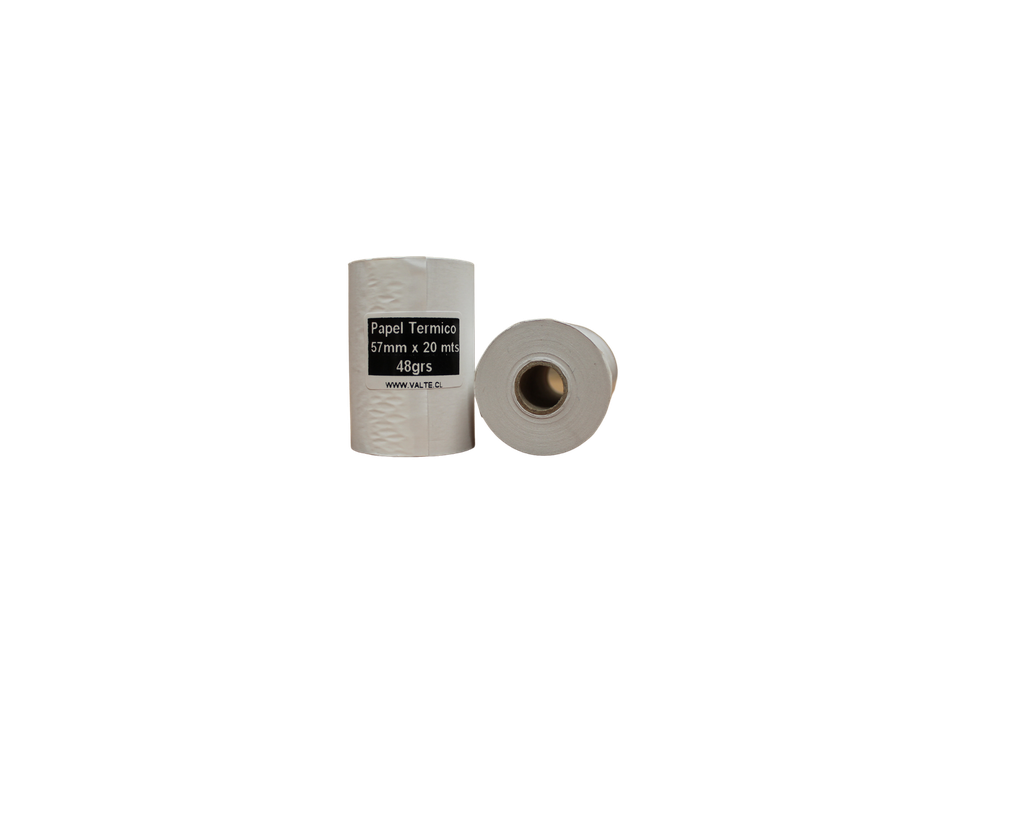 Rollos Papel Termico 57x20 48grs