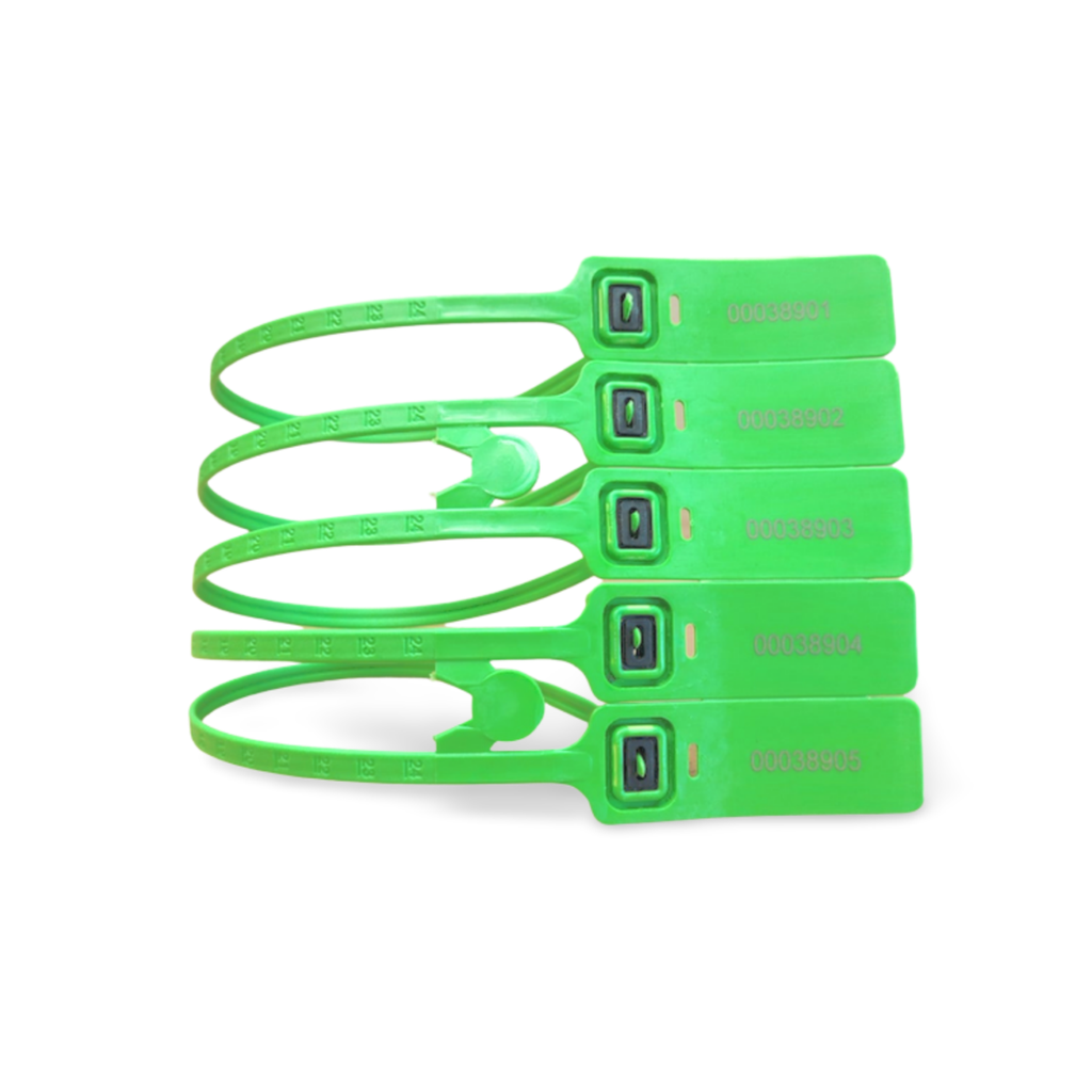 Bolsa 50 Sellos Seguridad Polipropileno Sem 32 Verde (24cm)