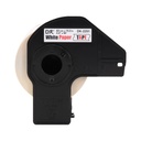 Rollo Cinta Brother DK2251 Negro/Rojo sobre Blanco 62mm x 15.24mts