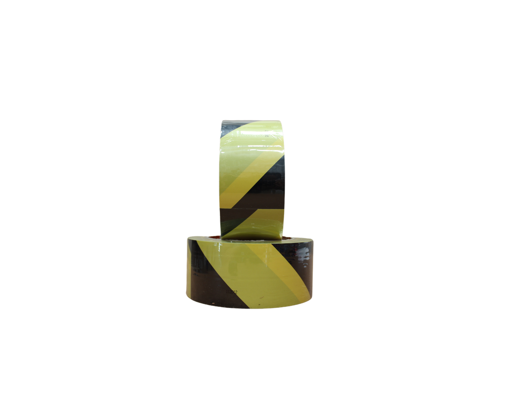 Cinta Adhesiva Delimitadora Amarillo/Negro 50mm x 33mt Tesa PVC / Gaucho Natural