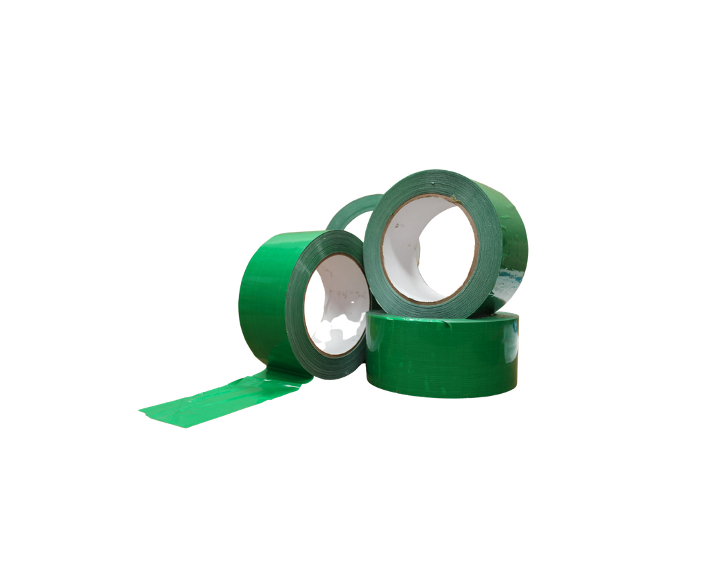 Cinta Adhesiva Acrilica Teñida Verde 48x100 50 mic