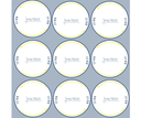 Rollo Etiquetas Autoadhesivas Blanca SBDiam 30x30 B1 S1 5100 et/r