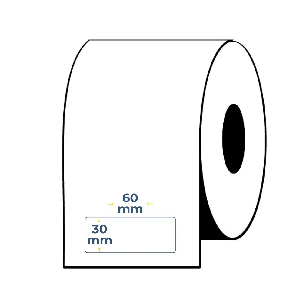 CAJA 4 ROLLOS ETIQUETAS AUTOADHESIVAS BLANCA SB 100X100 B3 S1 1200 ET/R