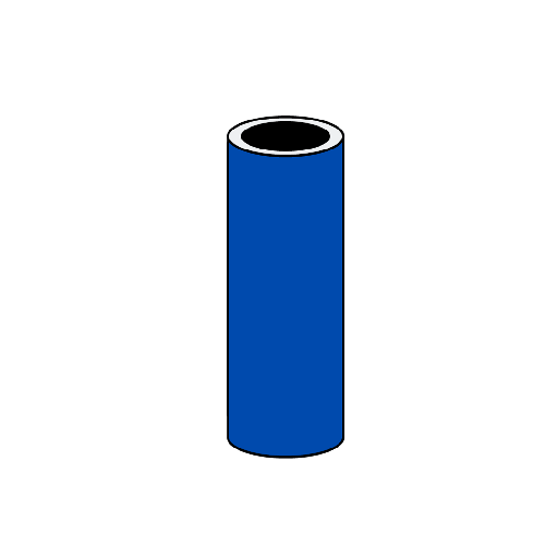 [CTT110x74CBlueOUT1/2] Cinta Transferencia Térmica Cera OUT Blue 110x74 B1/2
