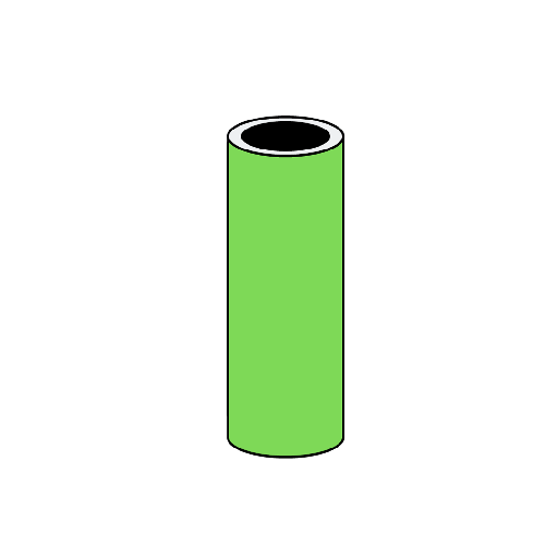 [CTT110x74CGreenOUT1/2] Cinta Transferencia Térmica Cera OUT Green 110x74 B1/2