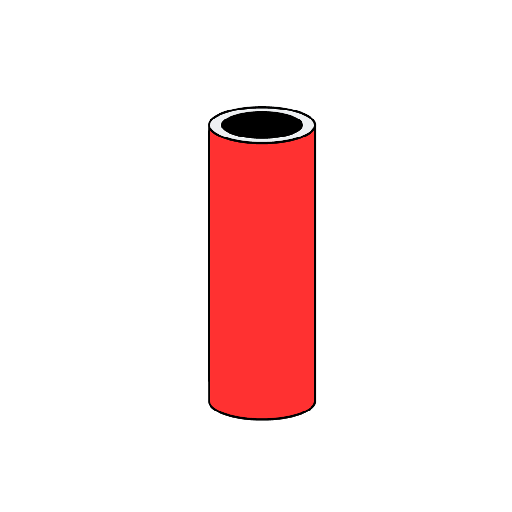 [CTT110x74CRedOUT1/2] Cinta Transferencia Térmica Cera OUT Red 110x74 B1/2