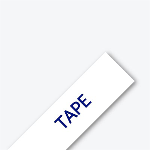 [TZeFA3] Etiquetas Brother para Rotuladora TZe-FA3 Azul sobre Blanco 12mm x 2.98mts