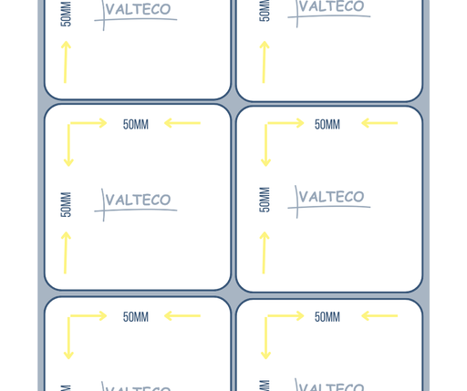 [ETBSB50x50b3s2et5000] Rollo Etiquetas Autoadhesivas Blanca SB 50x50 B3 S2 5000 et/r