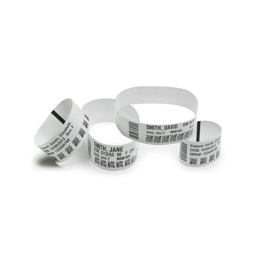 [10006999K] Caja con 6 Cartridge de 300 Brazaletes Niño c/u. Zebra Z-BAND Direct Child 25.4x177.8mm 300 bands/ca