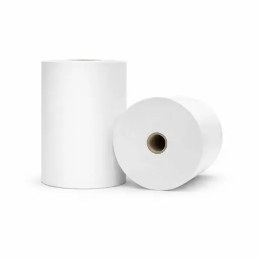 [10UNPT110X77-55GRS-80MTS] CAJA 10 UN ROLLOS PAPEL TÉRMICO 110X77-55GRS-80MTS