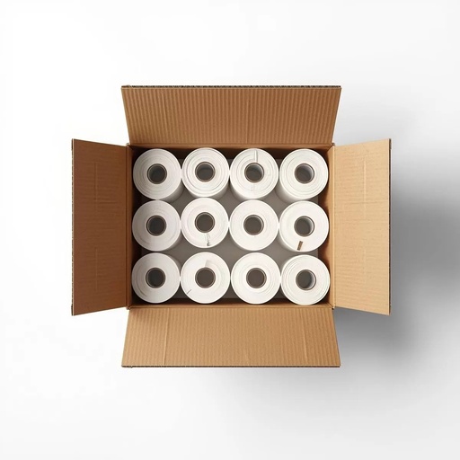 [C12-ETBSB80X100B1S1ET700] CAJA 12 ROLLOS ETIQUETAS AUTOADHESIVAS BLANCA SB 80X100 B1 S1 700 ET/R