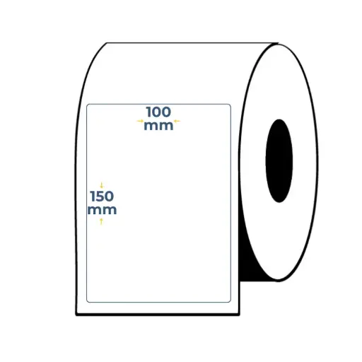 [C12-ETBSB150X100B1S1ET350] CAJA 12 ROLLOS ETIQUETAS AUTOADHESIVAS BLANCA SB 150X100 B1 S1 350 ET/R